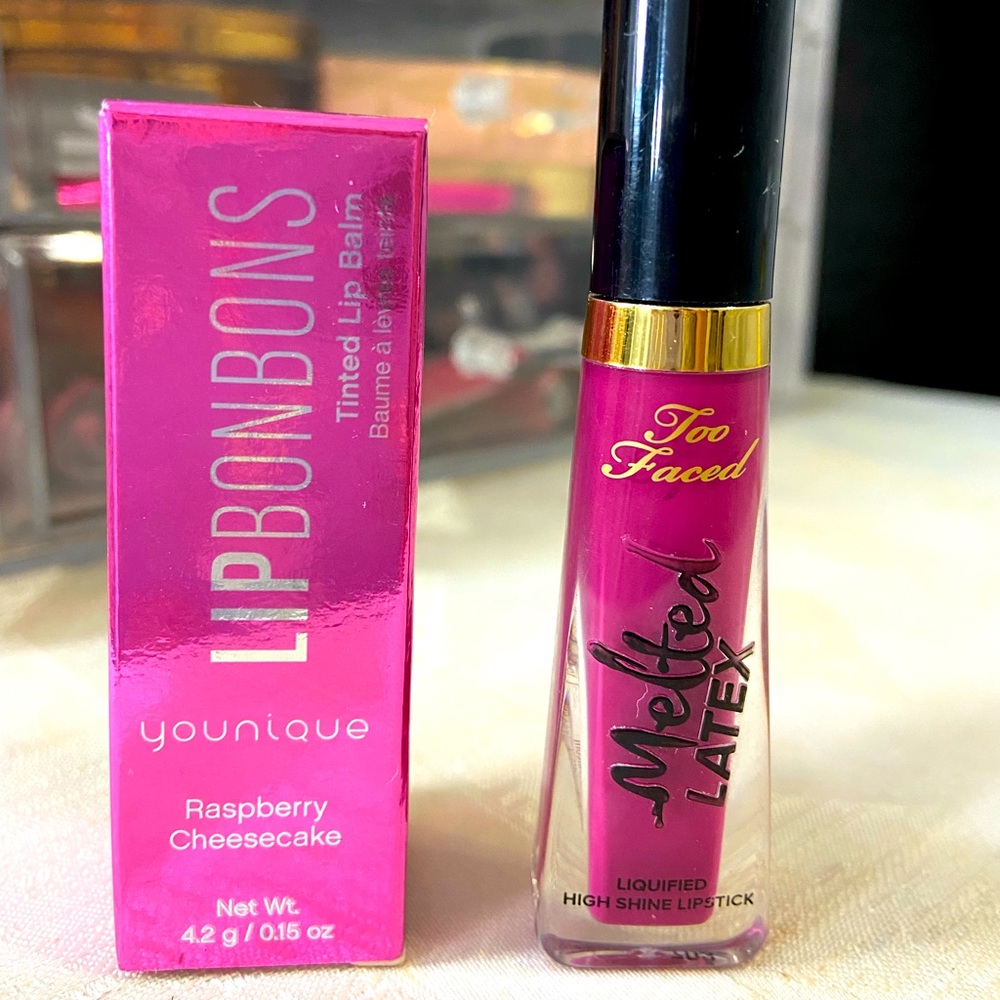 Younique and Too Faced Lip Products